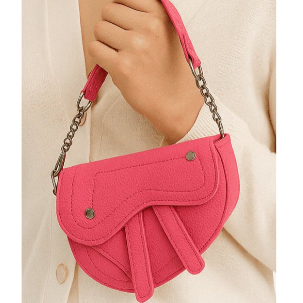 NWT Ivory Maxine Mini Saddle Bag - Picture 3 of 3